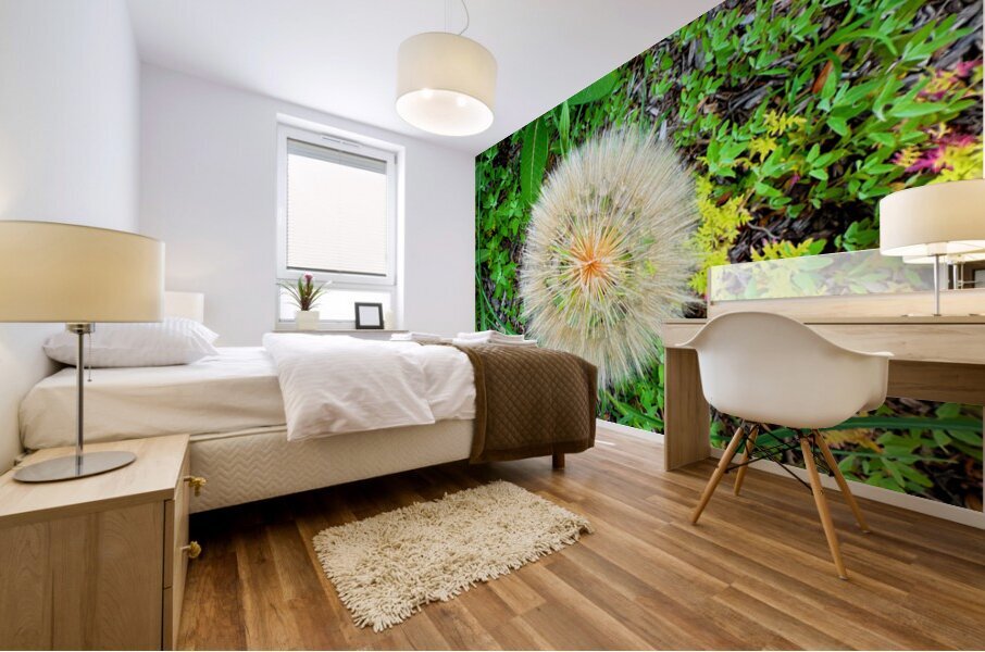 The Poetic Geometry of a Meadow’s Breath Mural print