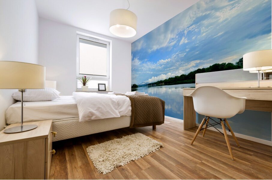 Reflections of a Sky We Once Knew Mural print