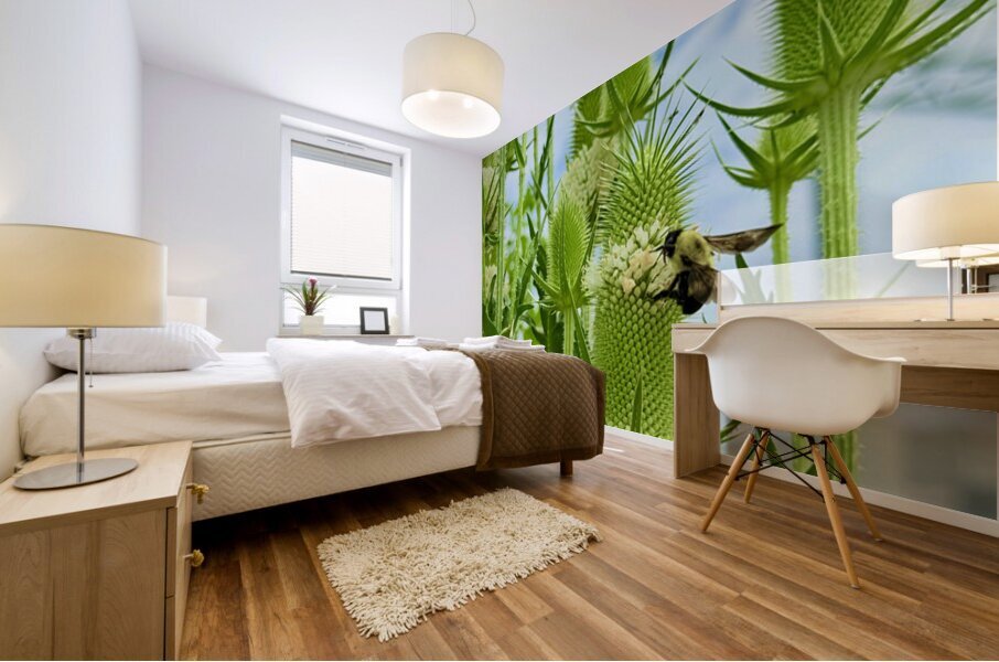 The Reach of Teasel Mural print