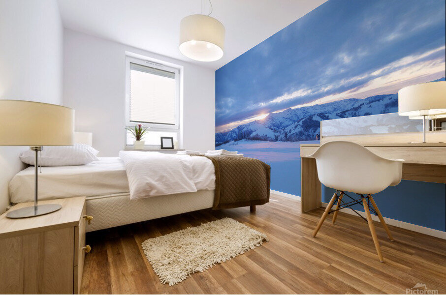 Heavenly Sunset From Eden 1 Impression murale