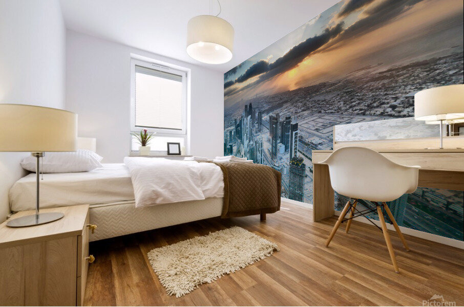 Rays of Heaven on Dubai Impression murale