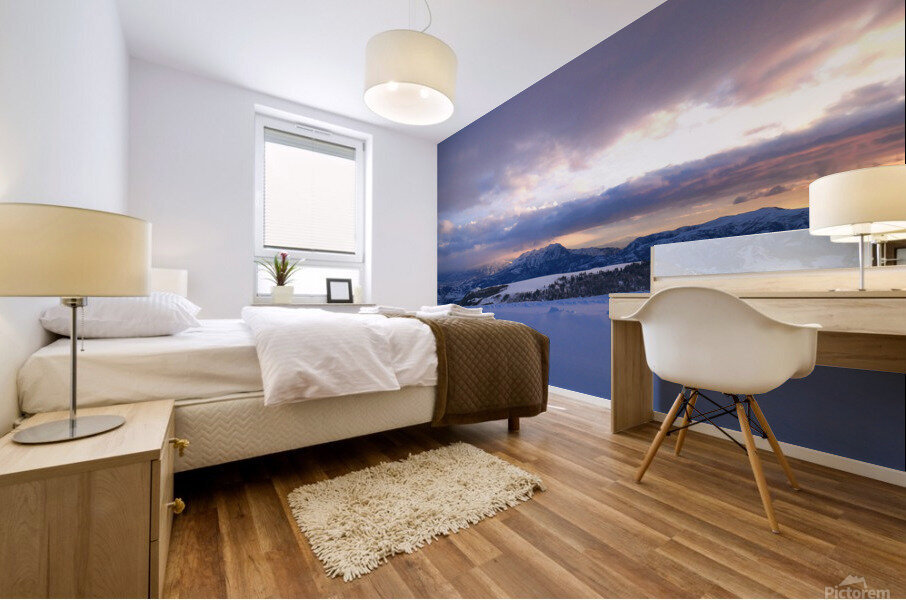 Heavenly Sunset in Eden 3 Impression murale