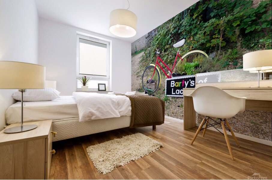 Pedaling Billboard    Mural print