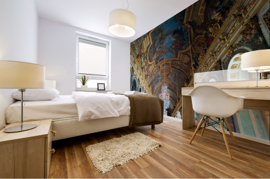 Palace of Versailles -- Hall of Mirrors Impression murale