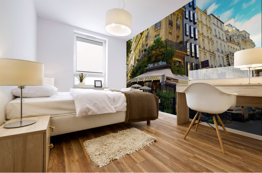 Cafe de Flore Mural print