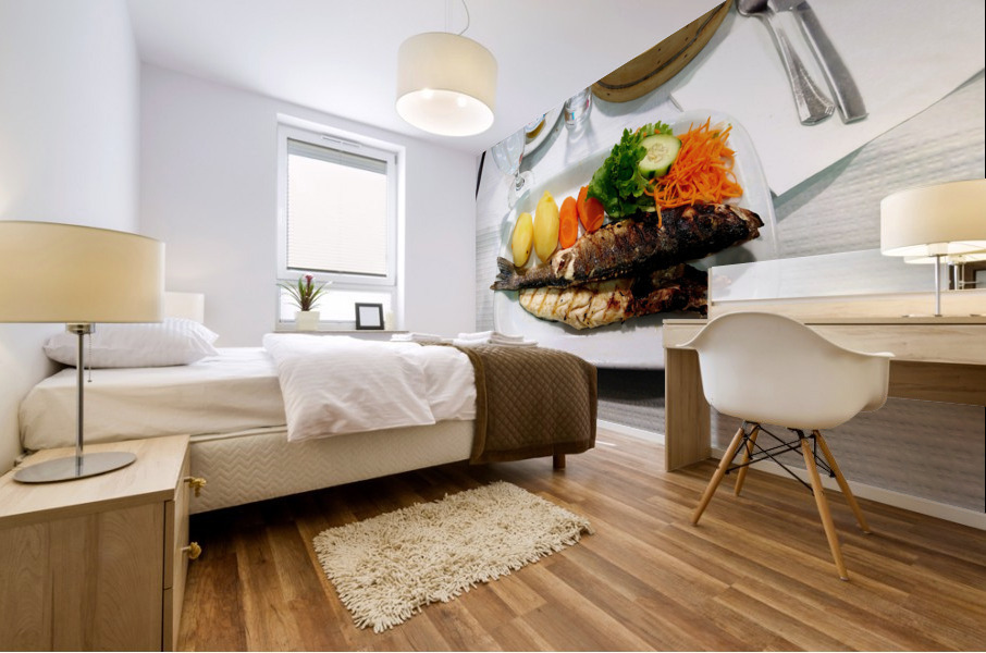 Grilled Fish Impression murale