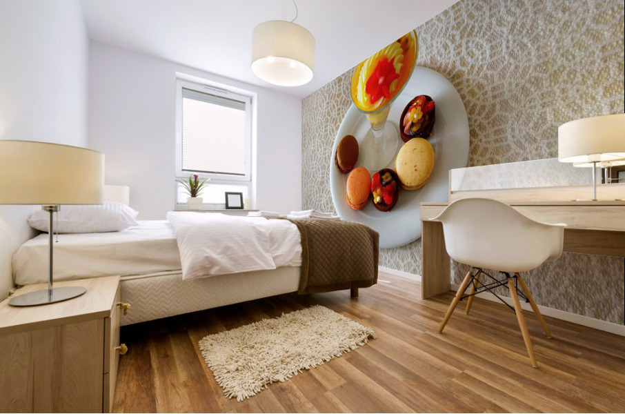 Macaron Smiles 3 Mural print