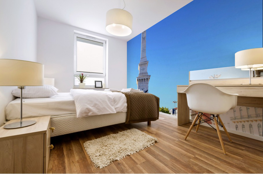 Walking through Lisbon 2B Mural print