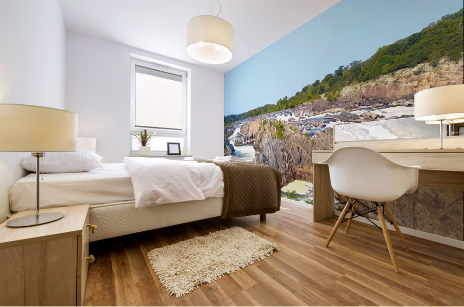 Great Falls Park Panoramic Mural print