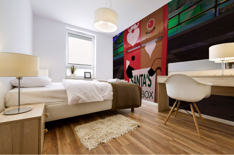 Mailbox to Santa Impression murale