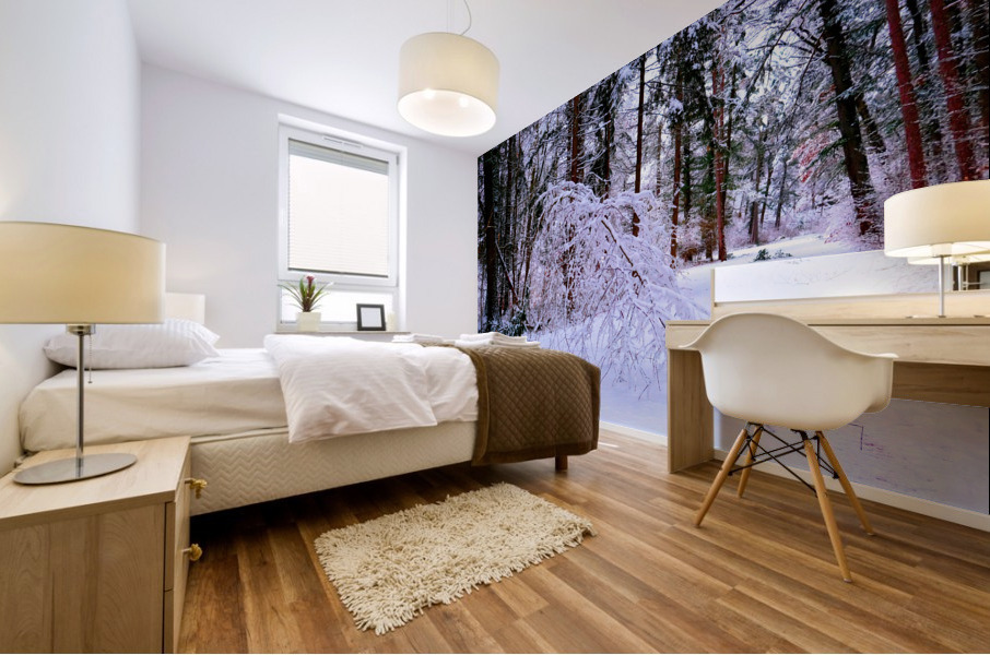 Bowing to Winter Impression murale