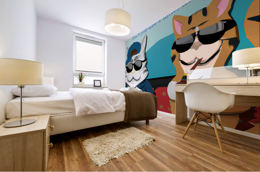 BadCatz Fat Cat Influence Mural print