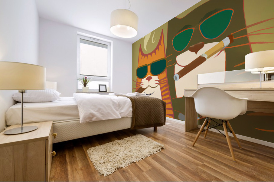 BadCatz Selfie 3 Mural print