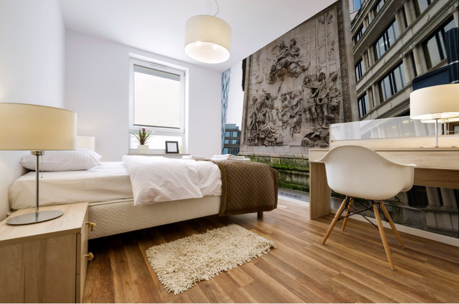 The London Monument Mural print