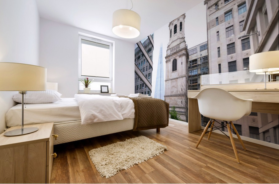 Ahead of Modernity Mural print