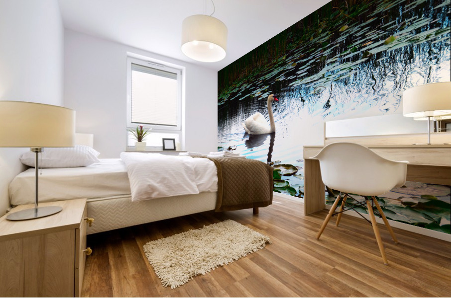 Silent Glide Mural print