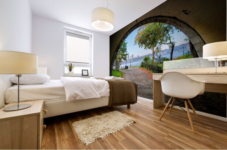  Into Autumn Light Impression murale