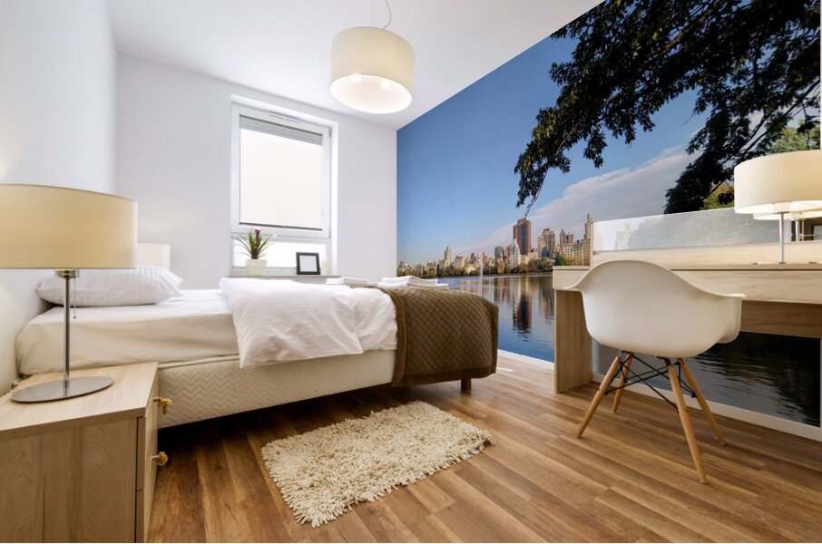 Golden Hour Skyline – Central Park South Mural print