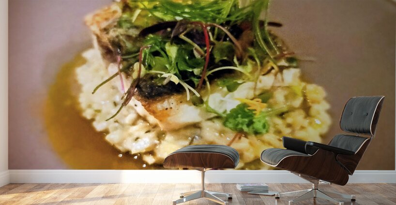 Earth Ocean Flame: A Coastal Culinary Portrait Wall Murals