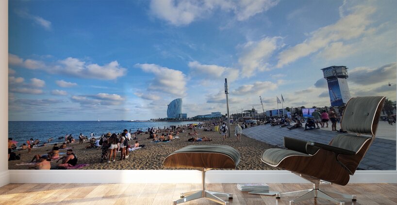 The Soft Chaos of Summer Wall Murals