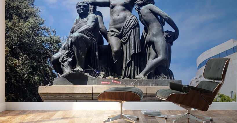 Sculpted Myth Sunlit Truth Wall Murals