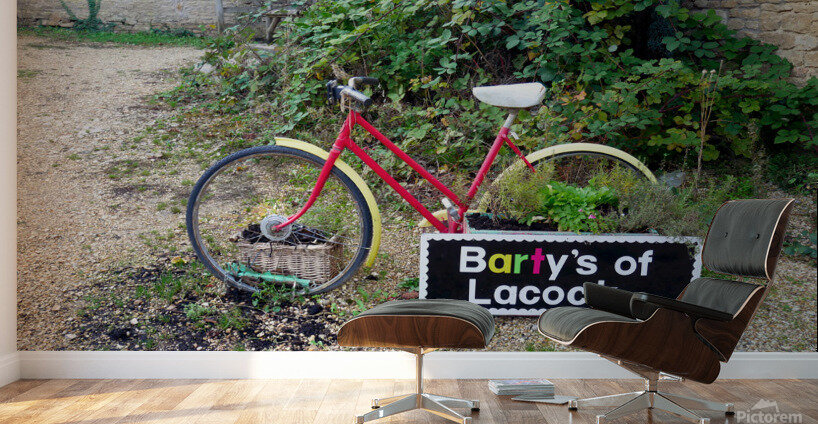 Pedaling Billboard    Wall Murals