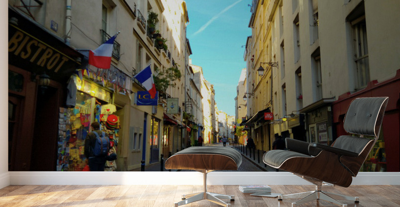 Streets of Paris -- Rue Mouffetard 2 Wall Murals