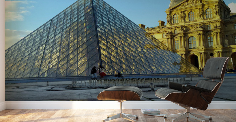 I Louvre Reflections 2 Wall Murals