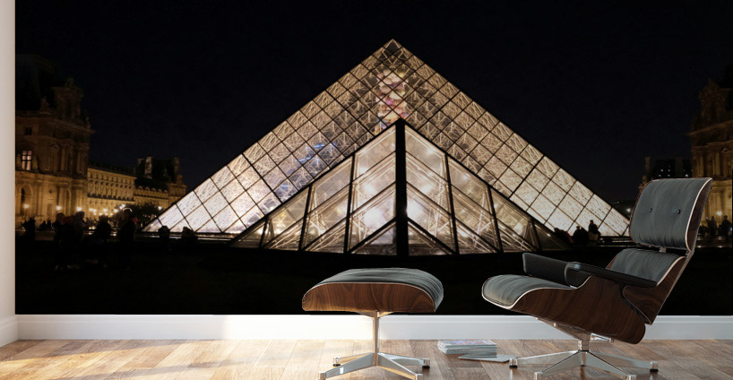 A Louvre Triangle 2 Wall Murals