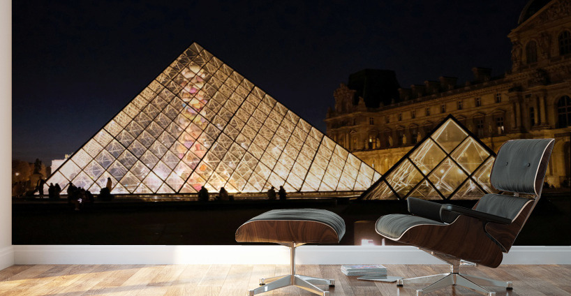 Evening Louvre 2 Wall Murals