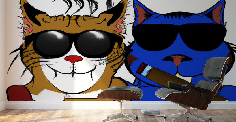 BadCatz High Selfie Wall Murals
