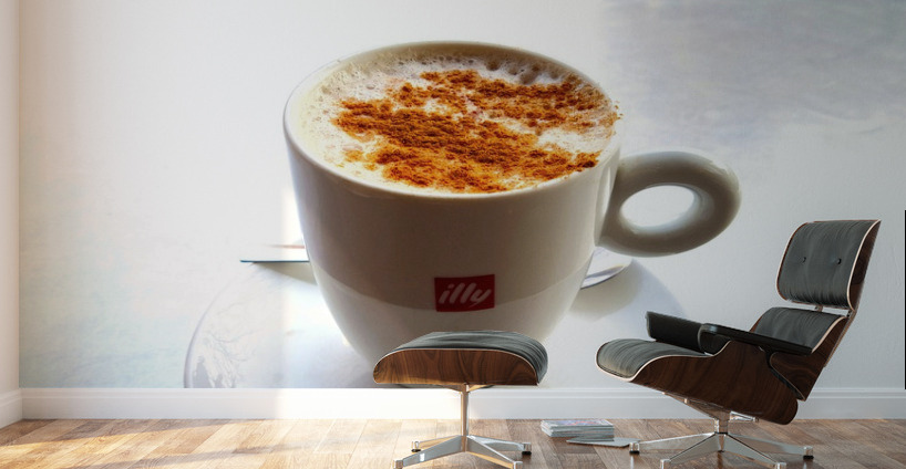 Cafe Chai Latte Still Life Wall Murals