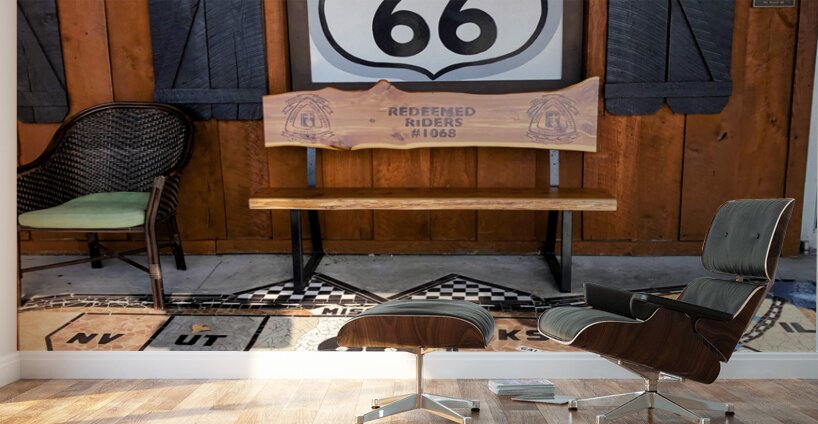 Mosaic Tribute to Route 66 Wall Murals