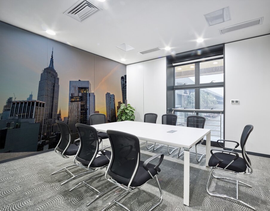 Sunrise Over the City Wall Printing