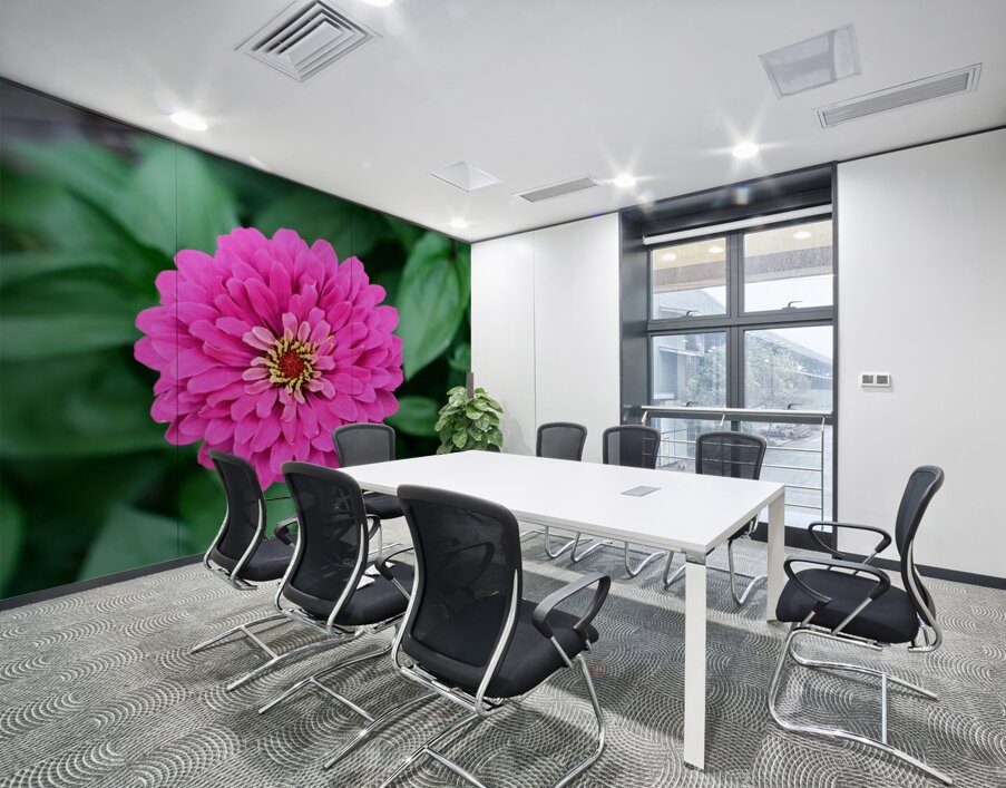 Common Zinnia with Uncommon Beauty Wall Printing