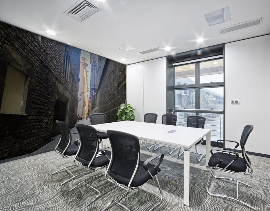 Streets of Barcelona: The Path of Quiet Stories Wall Printing