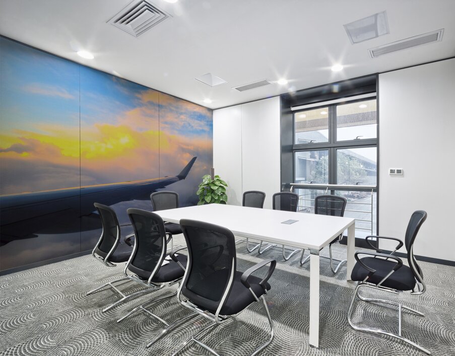 Sky’s Embrace: Dawn’s Gentle Touch Wall Printing