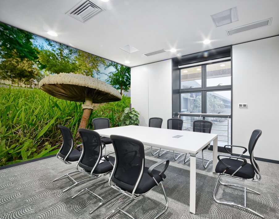 The Watcher in the Grass Wall Printing