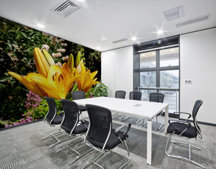 Bursting Beauty Wall Printing