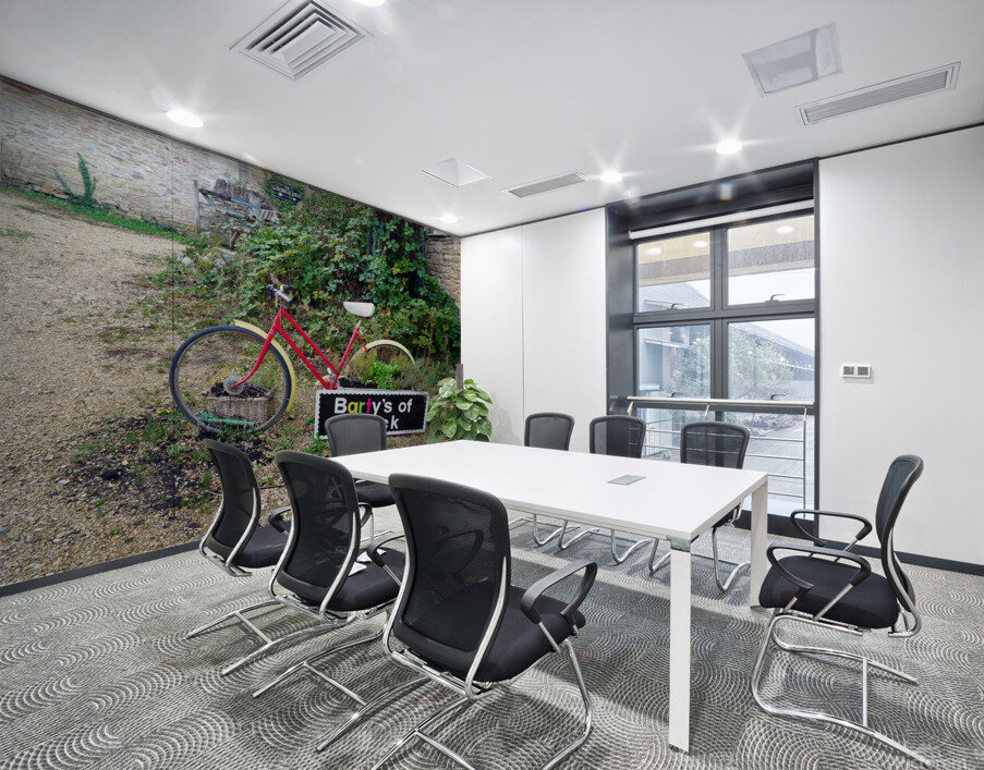 Pedaling Billboard    Wall Printing