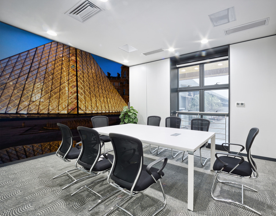 Evening Louvre 3 Wall Printing