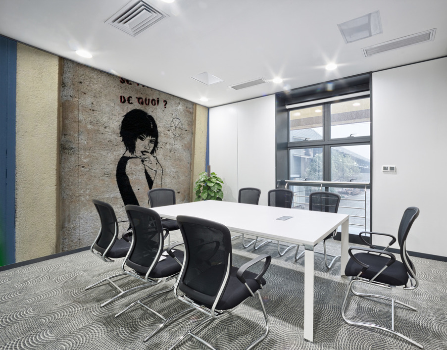 Graffiti Girl Wall Printing