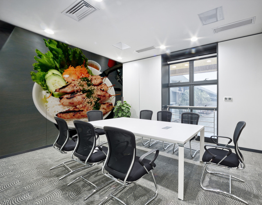 Chicken Bun Bun  Wall Printing