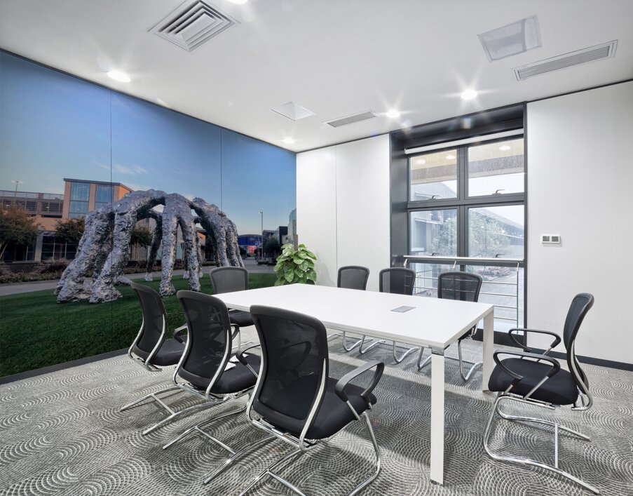 Interlocked Giants Wall Printing