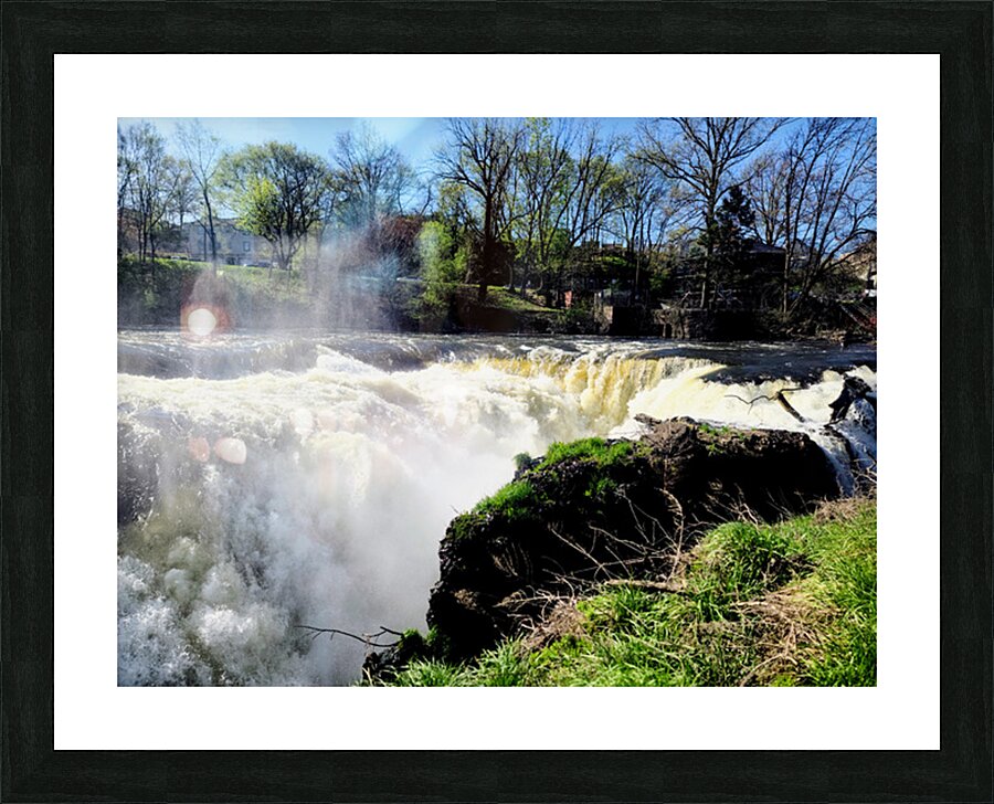 The Roar Beneath Blue Skies Picture Frame print