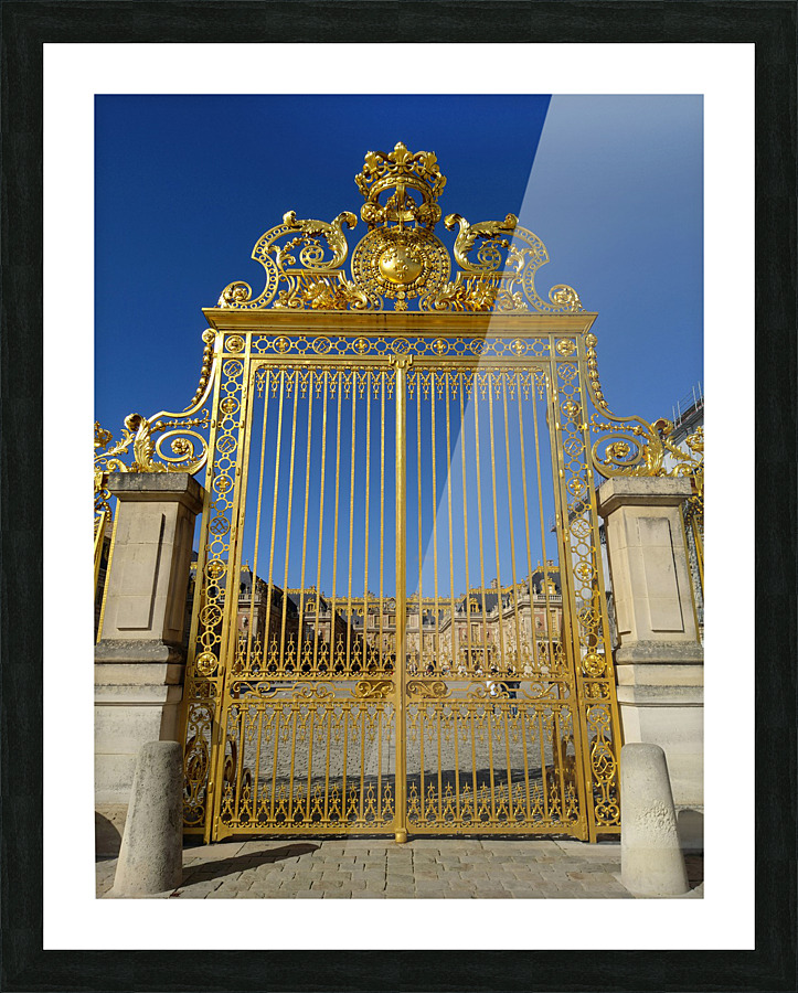 The Palace of Versailles -- Gate to Luxury  Framed Print Print