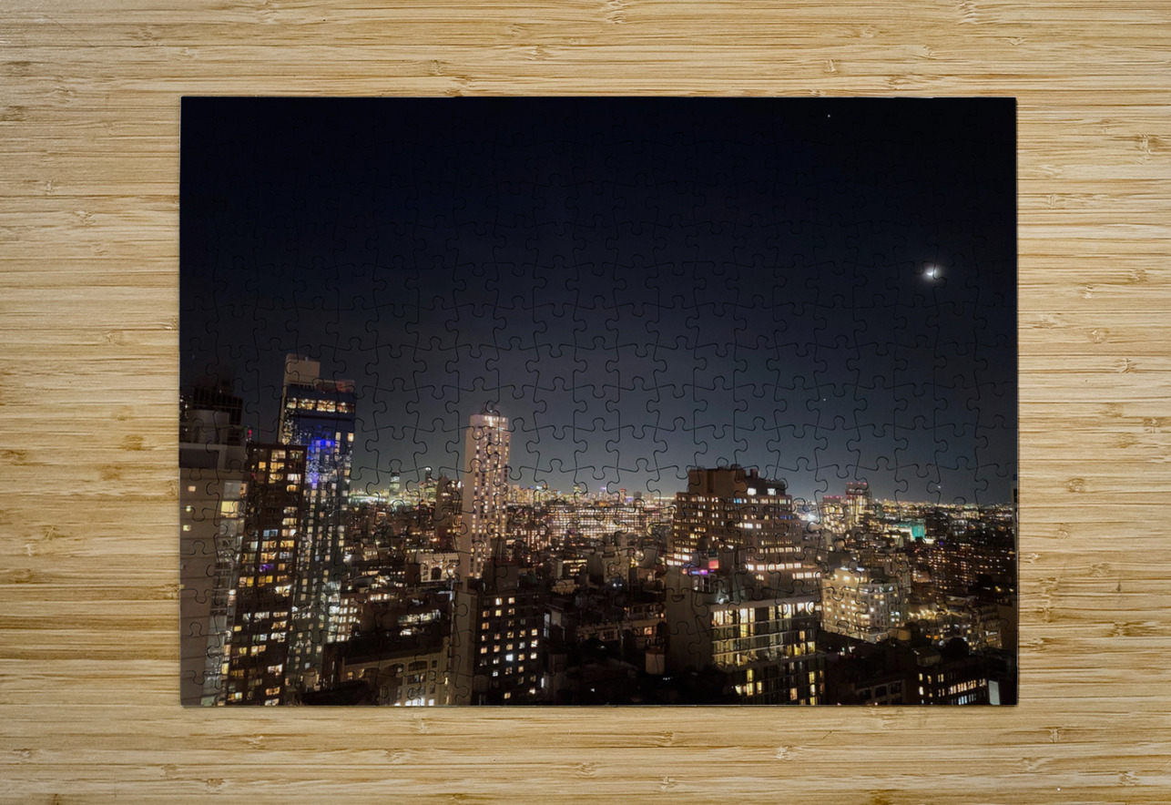 Magical Moonlight Manhattan Click4Pix Puzzle printing