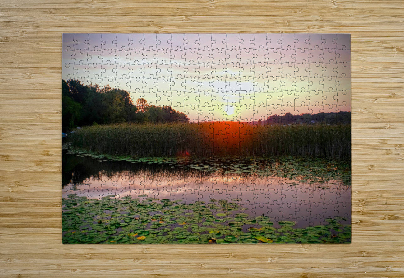 Over Lilyglass Waters: A Dawn Reawakens Click4Pix Puzzle printing