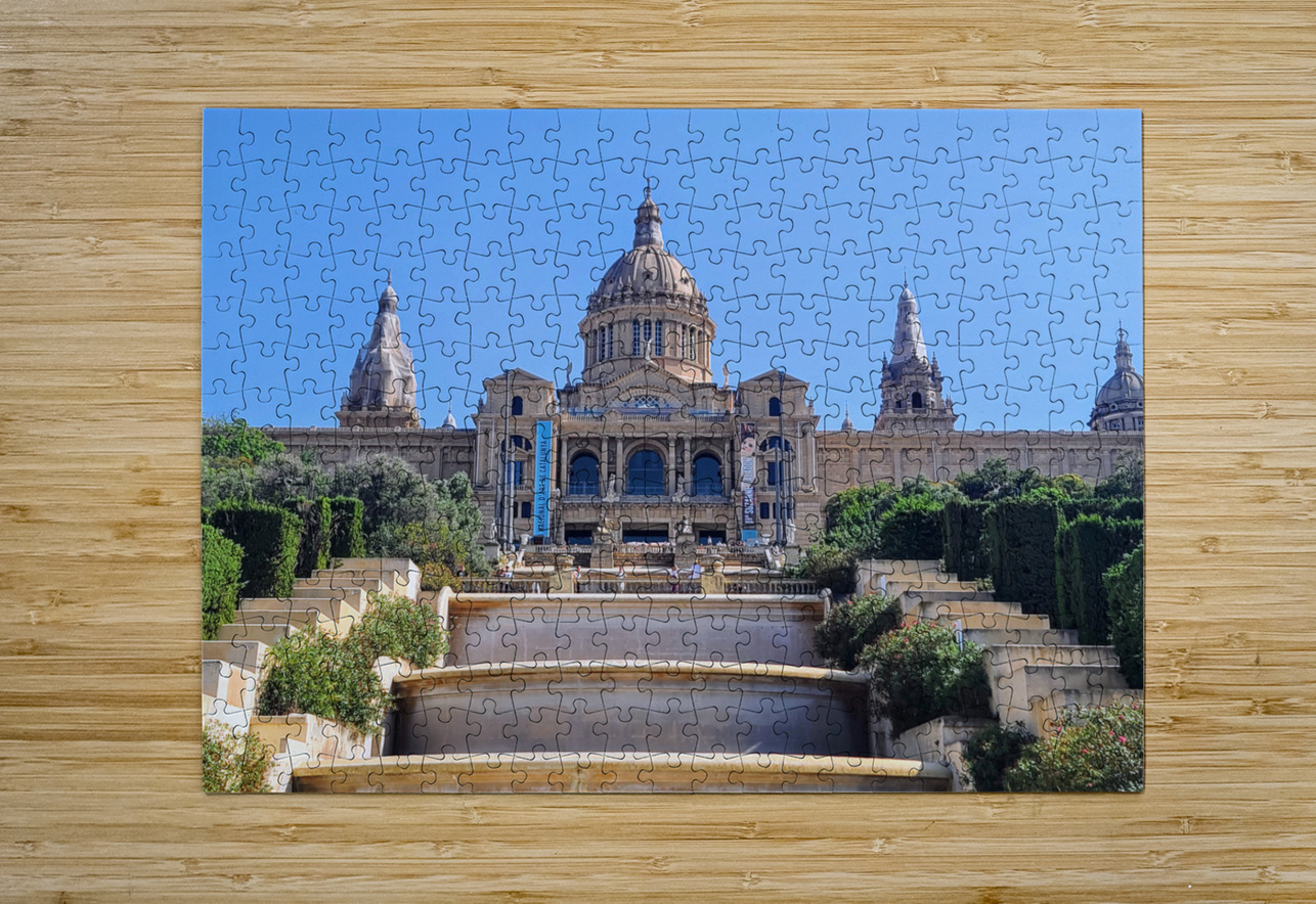 Museum of Catalan Visual Arts: Barcelona’s Time-Sculpted Crown Click4Pix Puzzle printing