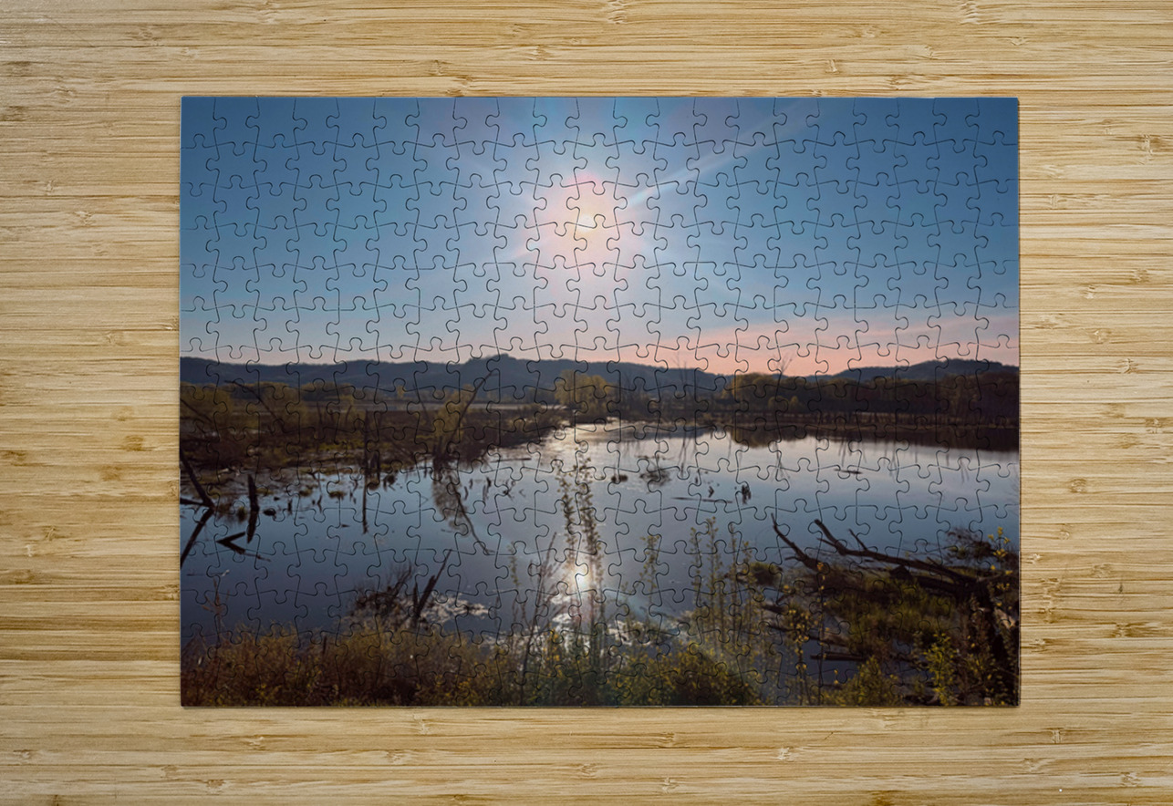 Reflections of La Crosse 2-Reflecting the brilliance of a new day Click4Pix Puzzle printing